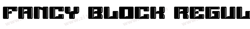 Fancy Block Regular字体转换
